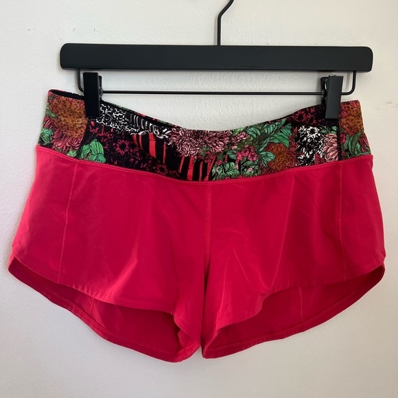 Lululemon Speed Up Short *2.5" Fuchsia Pink / Zen Garden Multi 6 - Picture 4 of 9